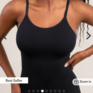 Shapermint Scoop neck cami - black size Large